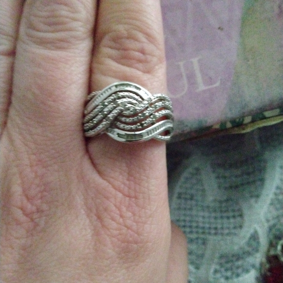 Sterling anniversary ring - Picture 3 of 3